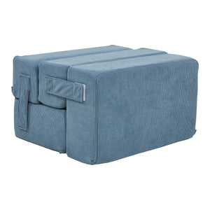 Schody dla zwierząt Joelerhatra 4-częściowe 45x50x45 cm Cord Blue [en.casa]