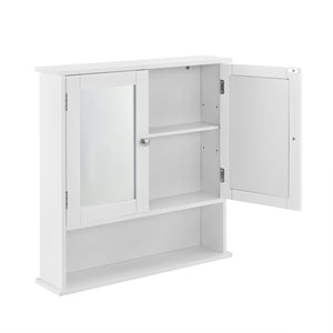 Szafka łazienkowa Locust 58x56x13 cm Biały [en.casa]