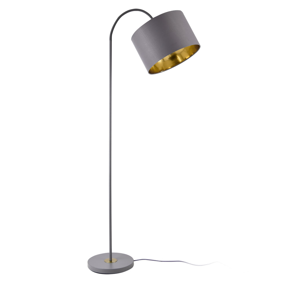 Lampa stojąca Toledo 173cm 1xE27 metal szary lux.pro - premiumXL