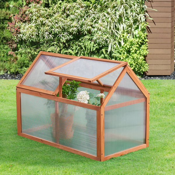 Zimna rama Duiven 100 x 55 cm drewno sosnowe [casa.pro]