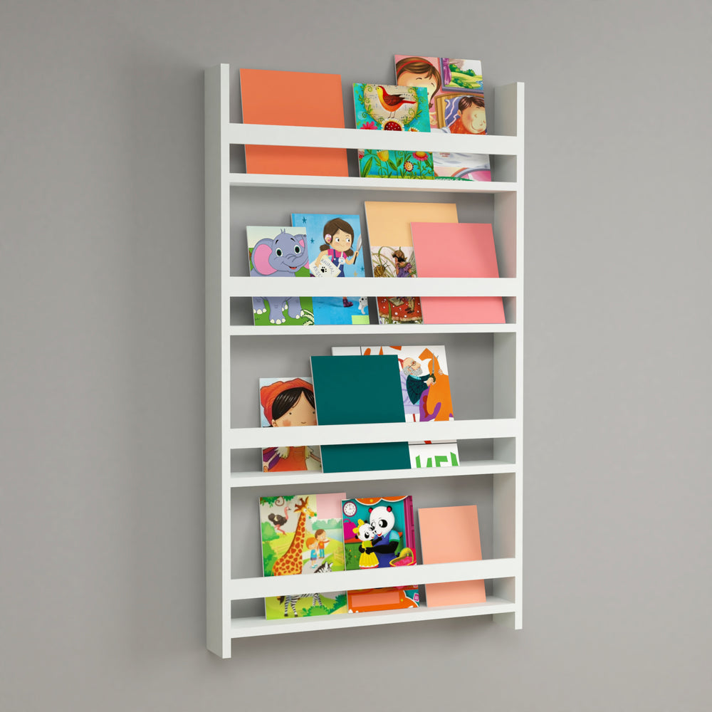 Regał dziecięcy Sotenäs 120x74x10cm biały [en.casa] - premiumXL