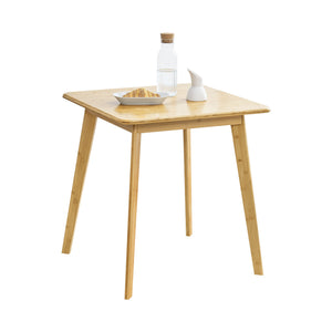 Närpes stół jadalny dla 2 osób bambus 75x70x70 cm [en.casa]