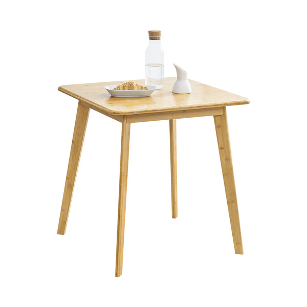 Närpes stół jadalny dla 2 osób bambus 75x70x70 cm [en.casa]