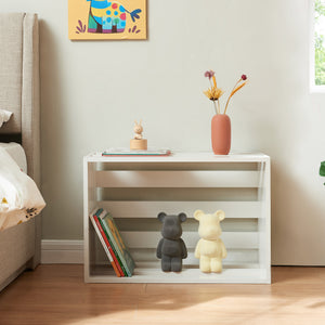 Stolik boczny Rønde 43x64x33 cm biały [en.casa]