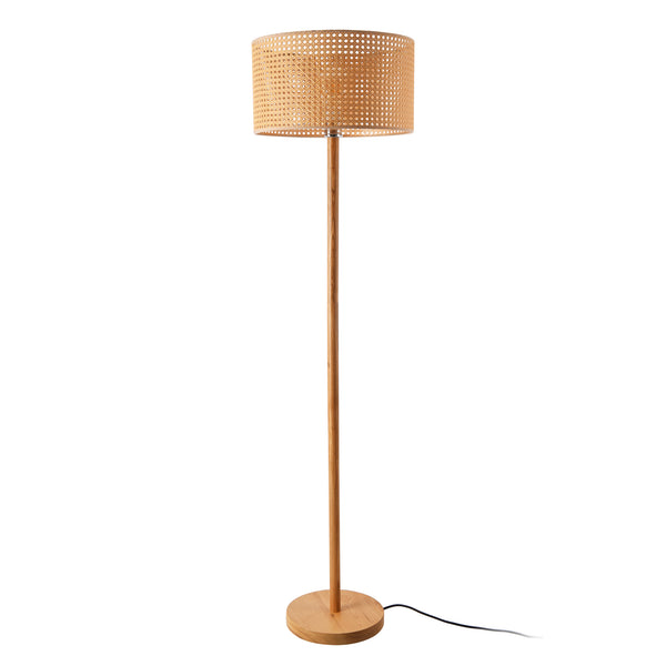Lampa podłogowa Rochdale E27 żółto-brązowa [lux.pro]