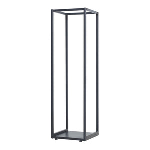Stojak na drewno opałowe Tornved stal 35x35x120 cm czarny [en.casa]