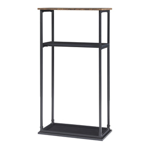 Stojak na drewno opałowe Turku z półkami 60x30x112cm [en.casa]
