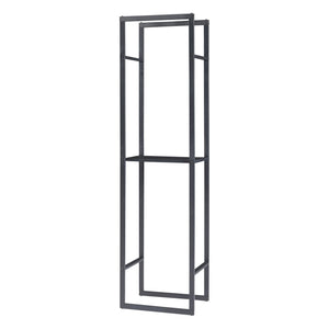 Ulvila stojak na drewno opałowe z półką 45x30x170cm [en.casa]