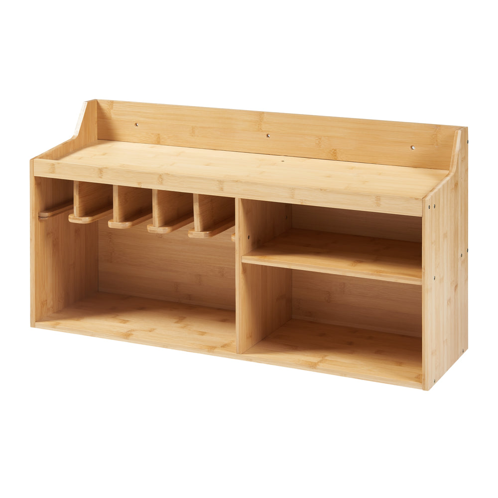 Organizer na narzędzia Gjemnes 86x25x45 cm bambus [en.casa]