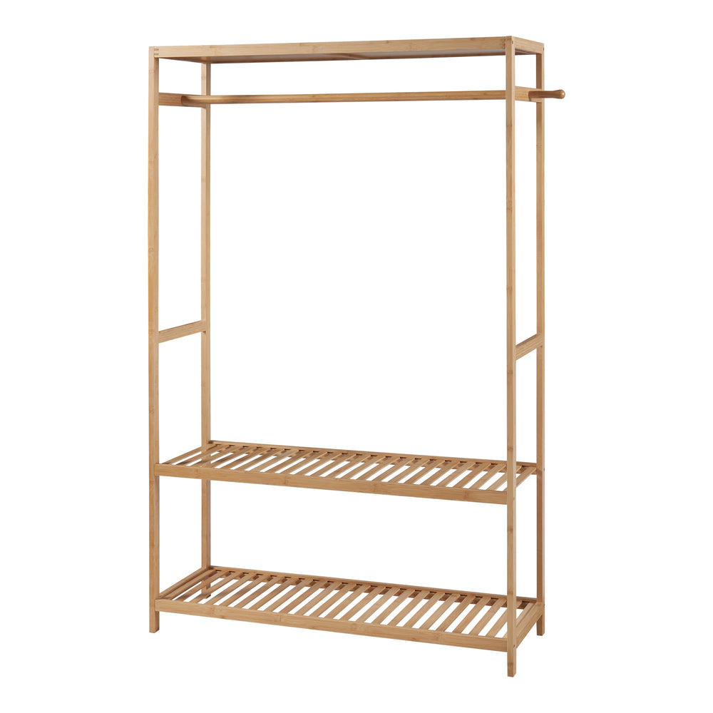 Wieszak na ubrania Herøy 165x100x35cm bambus [en.casa] - premiumXL