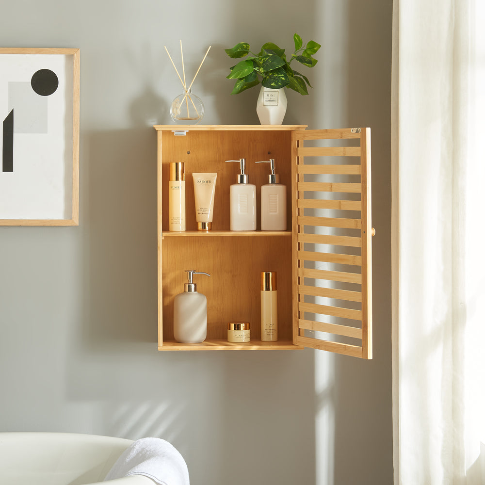 Szafka łazienkowa Järfälla 55x37x16 cm bambus [en.casa] - premiumXL