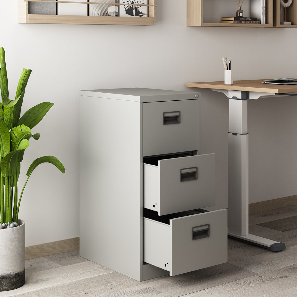 Komoda z szufladami Rääkkylä 103x45x62cm stal [en.casa] - premiumXL