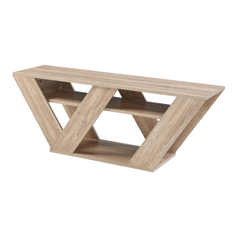 Stolik pod telewizor Nome 110x30x40cm dąb [en.casa] - premiumXL