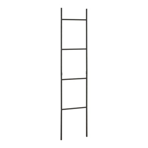 Drabinka na ręczniki Bodø stal 176x38 cm czarna [en.casa]