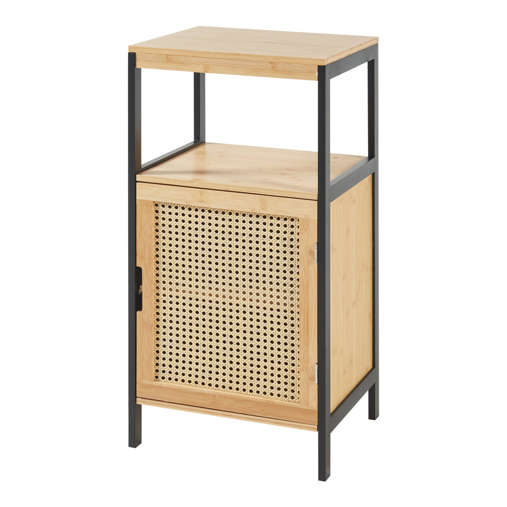 Szafka łazienkowa Tervola 80x40x35cm bambus czarny [en.casa] - premiumXL