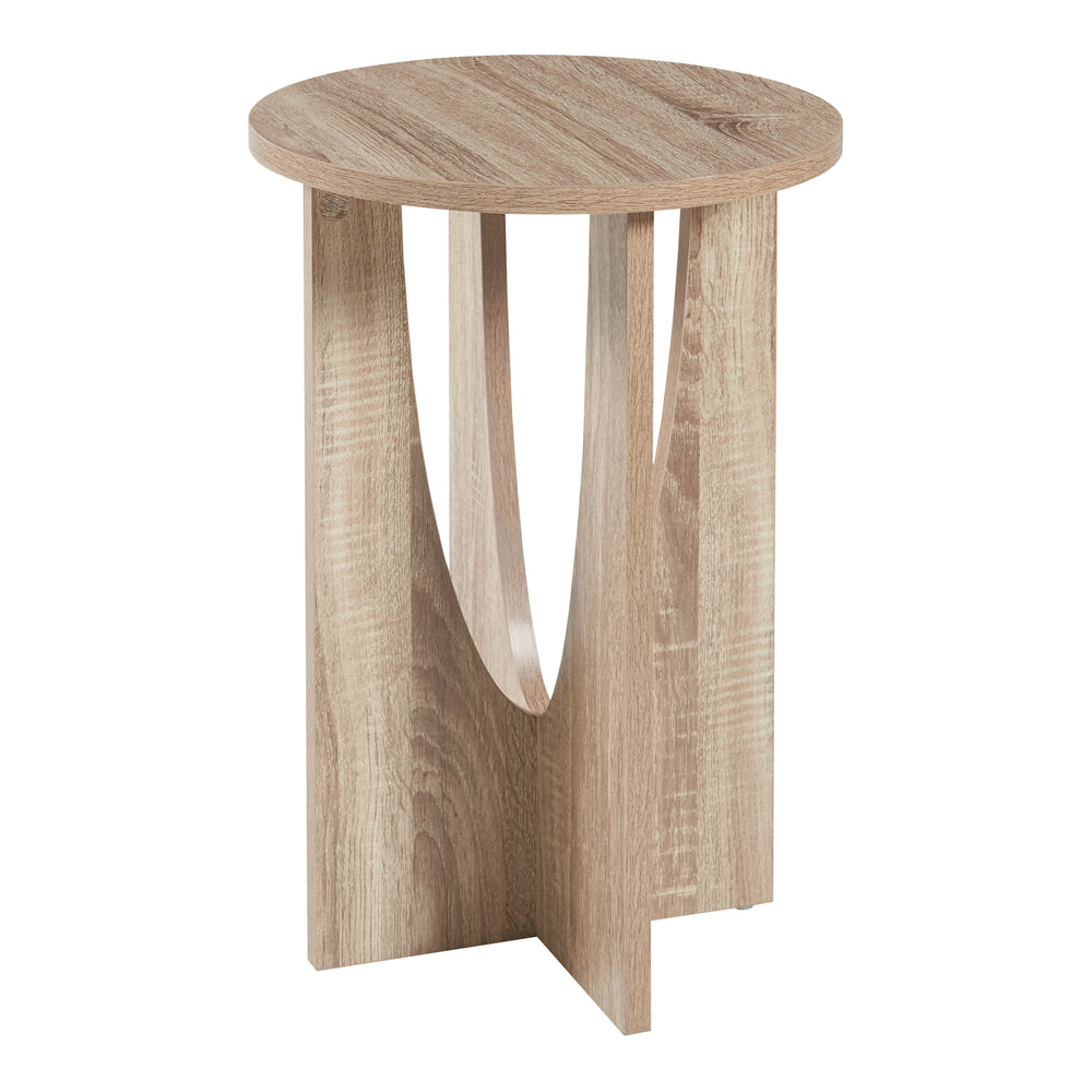 Stolik pomocniczy Rindal 38x56,5 cm dąb [en.casa] - premiumXL