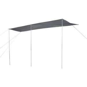 Przedsionek do przyczepy kempingowej Beuningen 400x240x235 cm Szary [pro.tec]