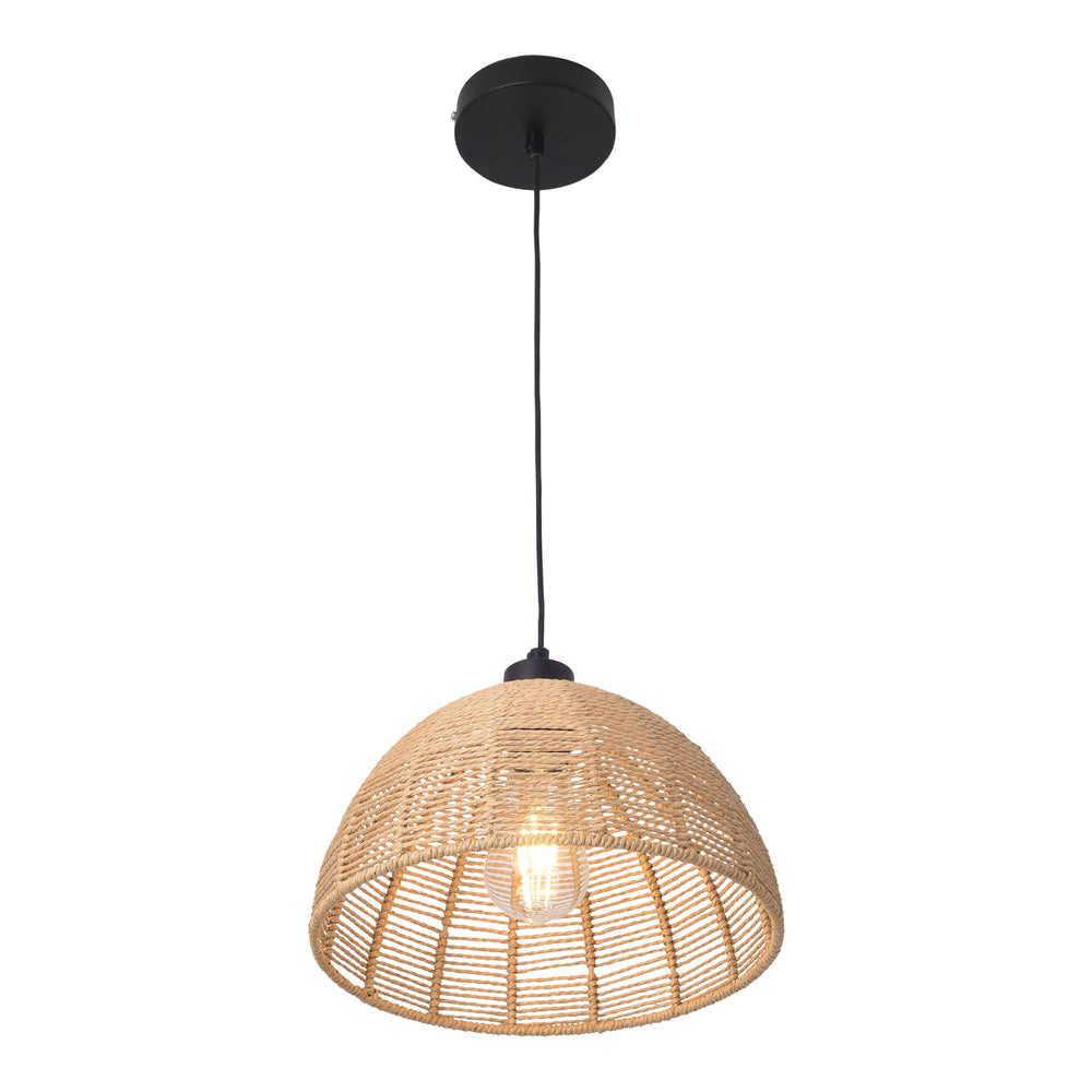 Lampa wisząca Romsey metal+rattan [lux.pro] - premiumXL