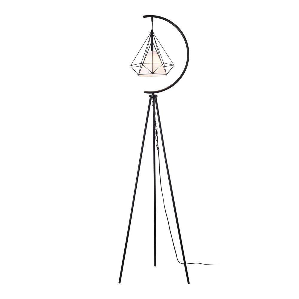 Lampa stojąca Austell metal 171cm czarna/biała [lux.pro] - premiumXL