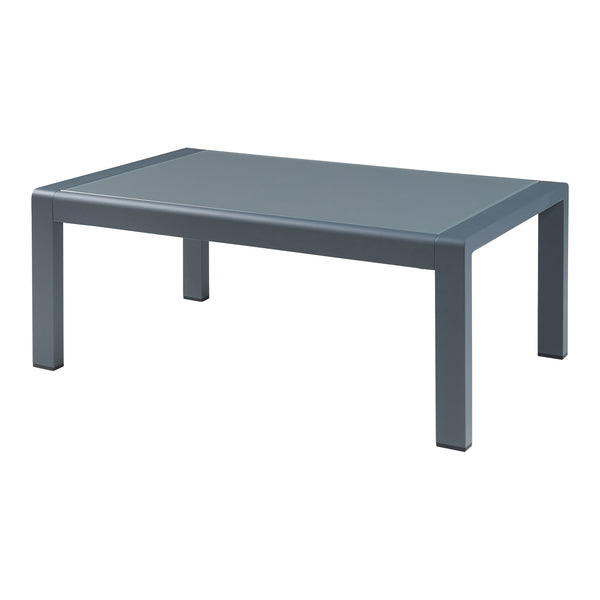 Stolik kawowy na zewnątrz Avise Aluminium Szkło Antracyt [casa.pro]