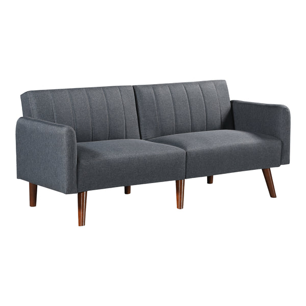 Sofa Malå z funkcją rozkładania 175x70x72 cm szara [en.casa]