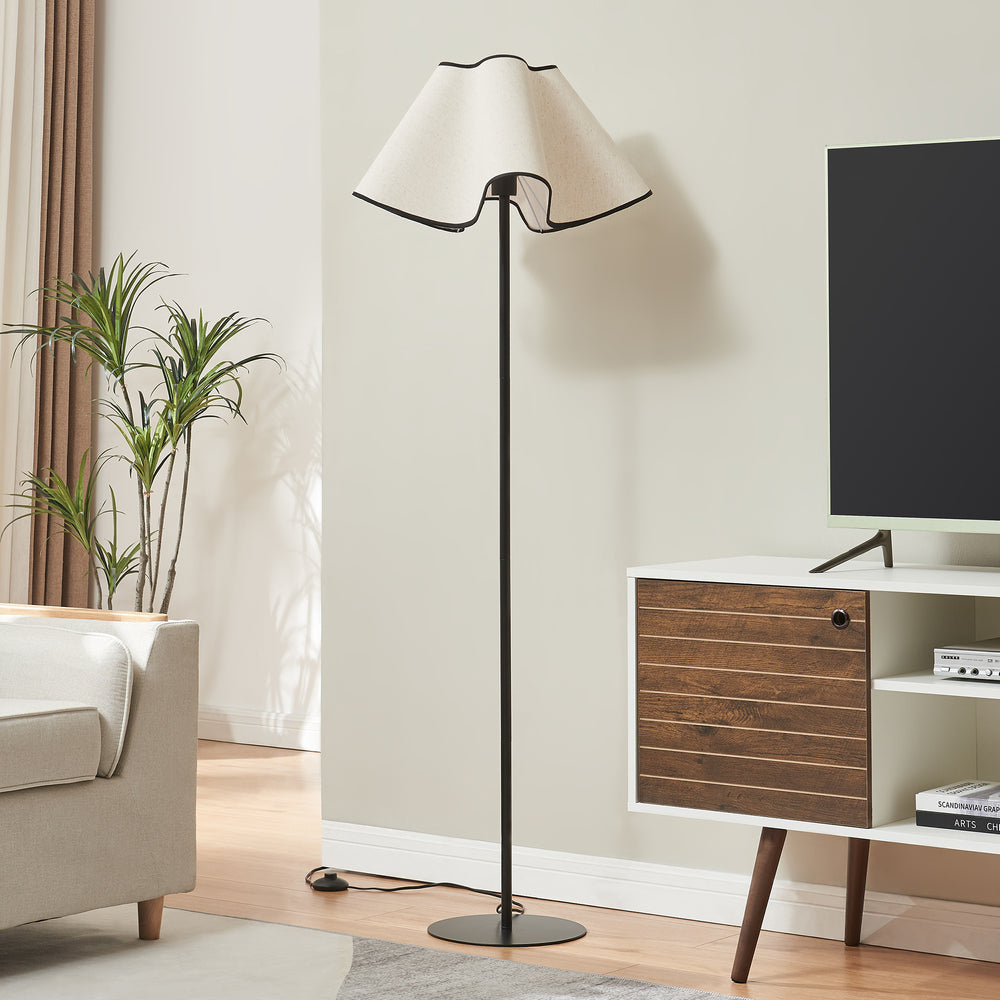 Lampa stojąca Ashton 153cm czarna/biała [lux.pro] - premiumXL