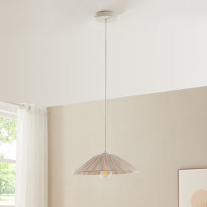 Lampa wisząca Bridge biały/beżowy [lux.pro]