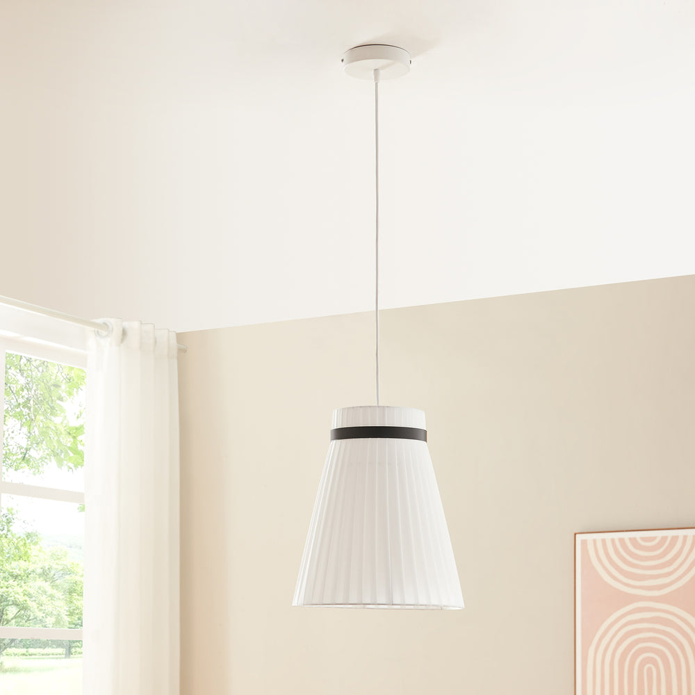 Lampa wisząca Broughton biała [lux.pro] - premiumXL