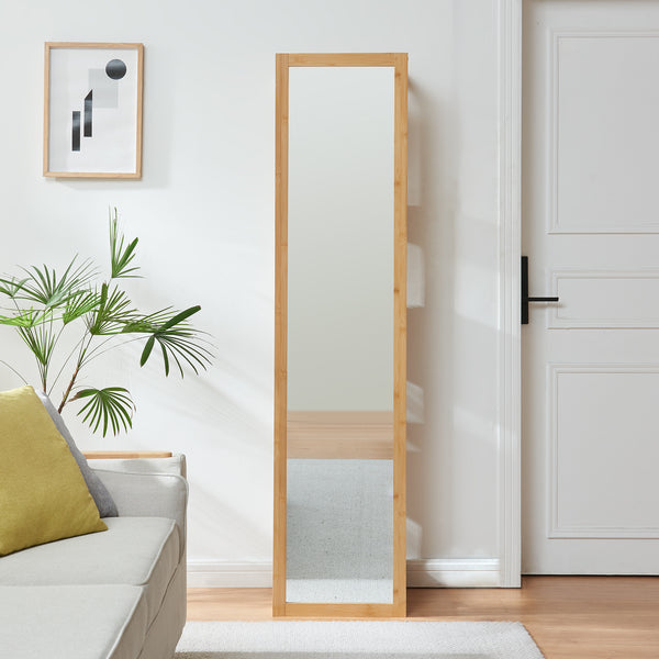 Półka pod lustro As 170x40x35 cm bambus [en.casa]
