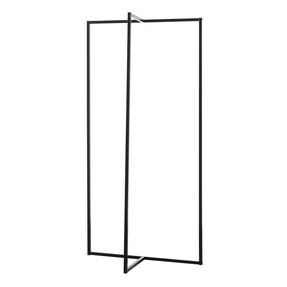 Stojak na ubrania Norjad 160x80x41 cm metal czarny [en.casa]