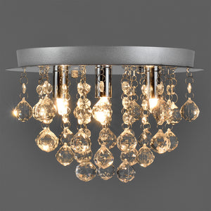 [lux.pro]® Stylowa lampa sufitowa - Trio - chromowana / srebrna