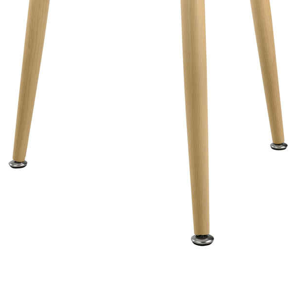 [en.casa]® Okrągły stół do kuchni jadalni biały ø80 cm MDF