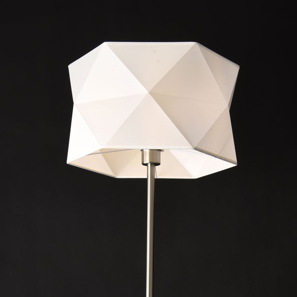 Lampa podłogowa Narwa 152 cm E27 60W metal chrom/biały lux.pro