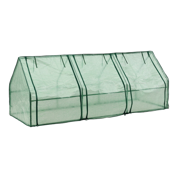 Mini szklarnia Höflein 240x90x90cm siatka zielona [en.casa]