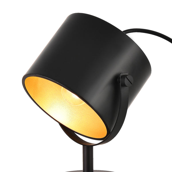 Lampa stołowa Farstorp 1 x E27 czarna [lux.pro]