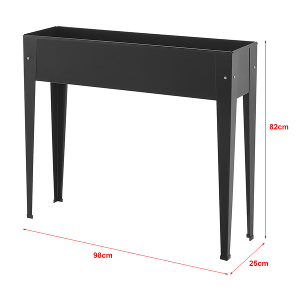 Łóżko podwyższone Lelystad 98x25x82cm stal antracyt [en.casa]