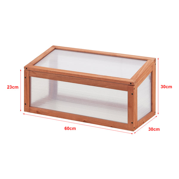 Zimna rama Laarbeek 60 x 30 cm drewno sosnowe [casa.pro]