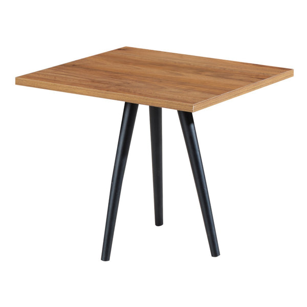 Stolik kawowy Ballerup 50 x 45 x 45 cm czarny / orzechowy [en.casa]