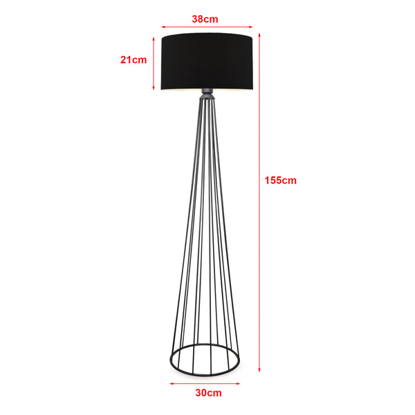 Lampa podłogowa Neath antracyt / czarny [lux.pro]