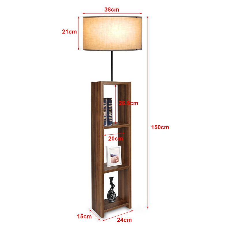 Szkic wymiarowy Lampa podłogowa Redditch Beige [lux.pro]