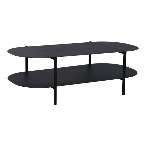 Stolik kawowy Enebakk 112x62x40,5cm czarny, matowy [en.casa]