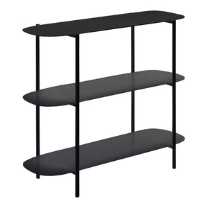 Stolik konsolowy Enebakk 70x90x32cm czarny, matowy [en.casa]