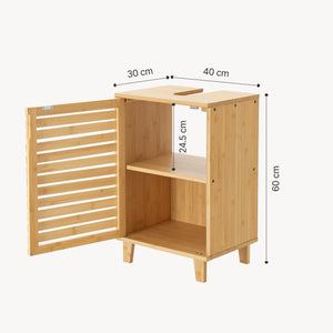 Szafka podumywalkowa Iveland 60x40x30cm bambus [en.casa]