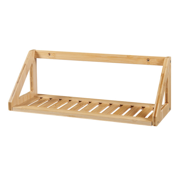 Zestaw półek ściennych Gjerdrum zestaw 2 43x15x15cm bambus [en.casa]