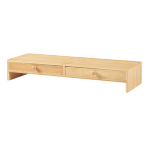 Stojak na monitor Hallstahammar 56x18x95 cm bambus [en.casa]