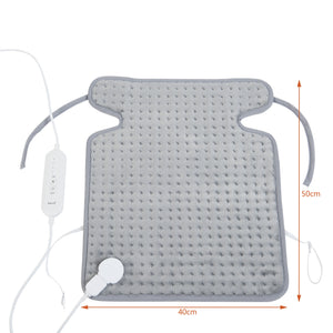 Elektryczna podkładka grzewcza Calvera 80W 50x40cm Szara [en.casa]