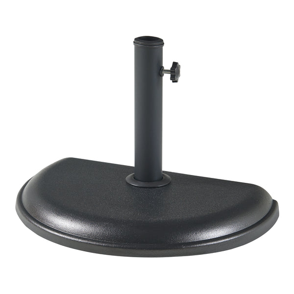 Stojak na parasol Bisenti betonowy 45x29x4,5 cm czarny 10 kg [casa.pro]