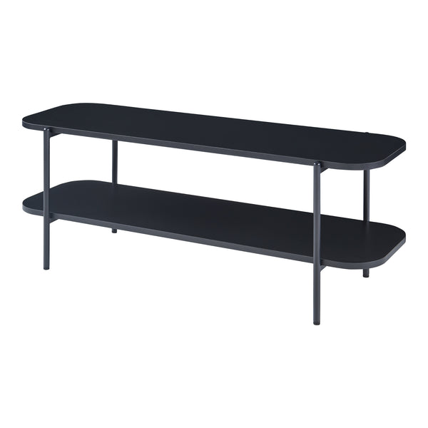Stolik pod telewizor Samnanger 120x40x45 cm czarny [en.casa]