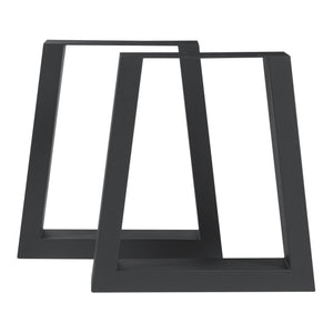 Stelaż do stołu zestaw 2 sztuk Marstal 42x40cm czarny [en.casa]