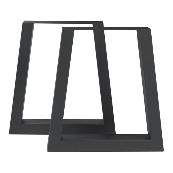 Stelaż do stołu zestaw 2 sztuk Marstal 42x40cm czarny [en.casa]